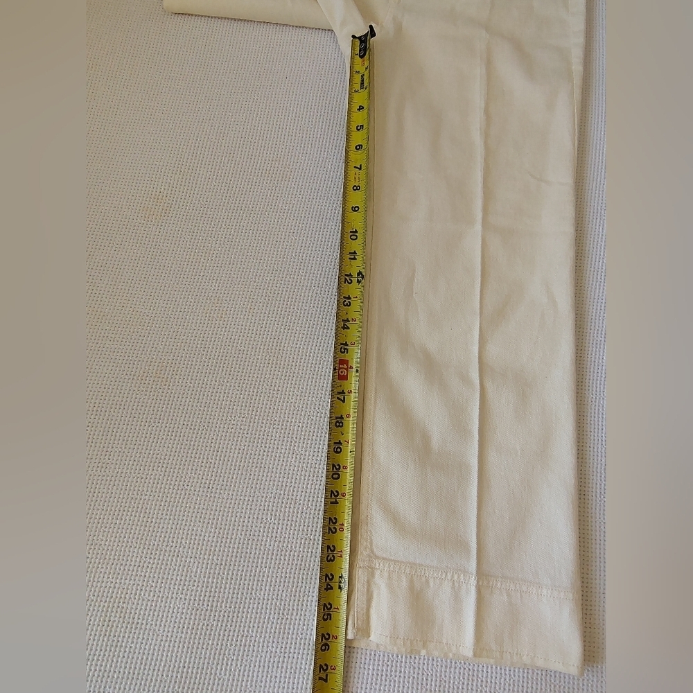 Loft Women's Classic Beige Pants Size 4 - Picture 5 of 9